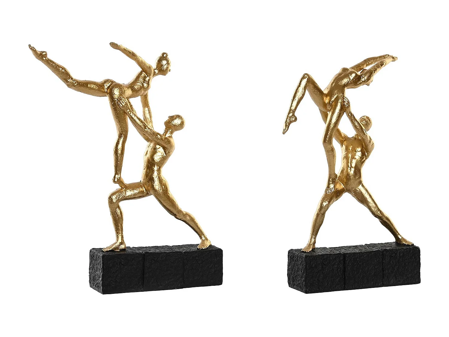 FIGURA RESINA 21X5,5X25,5 GIMNASTAS 2 SURT.