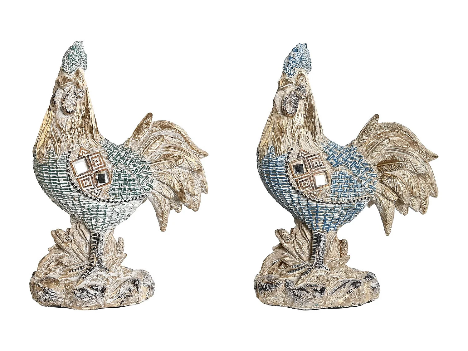 FIGURA RESINA 14,3X7,5X20 GALLO DECAPE 2 SURT.