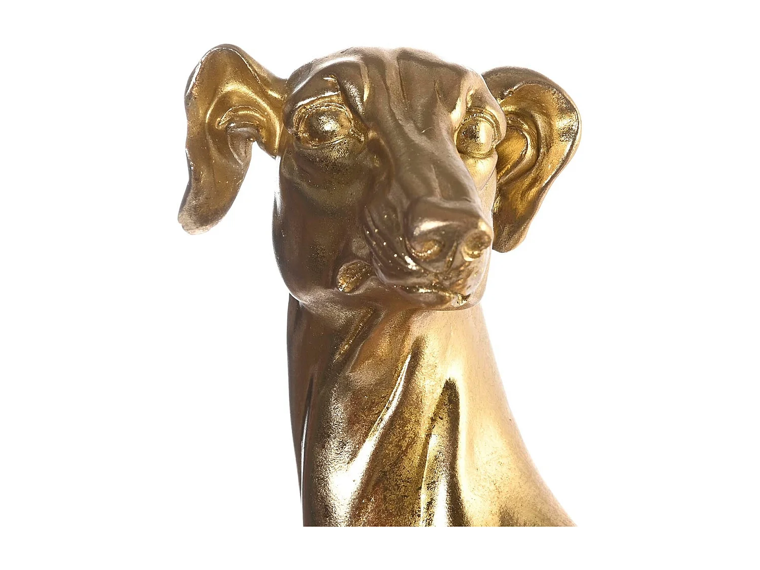 FIGURA RESINA 44,5X17X65,5 GALGO DORADO