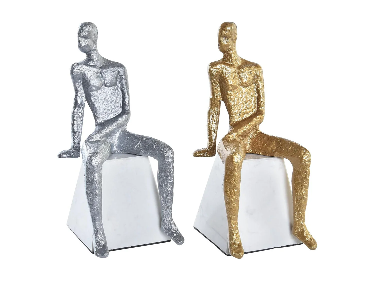 FIGURA HIERRO MARMOL 11X12X28 HOMBRE 2 SURT.