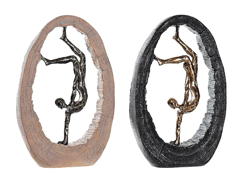 FIGURA RESINA 24X8X36 PERSONA 2 SURT.