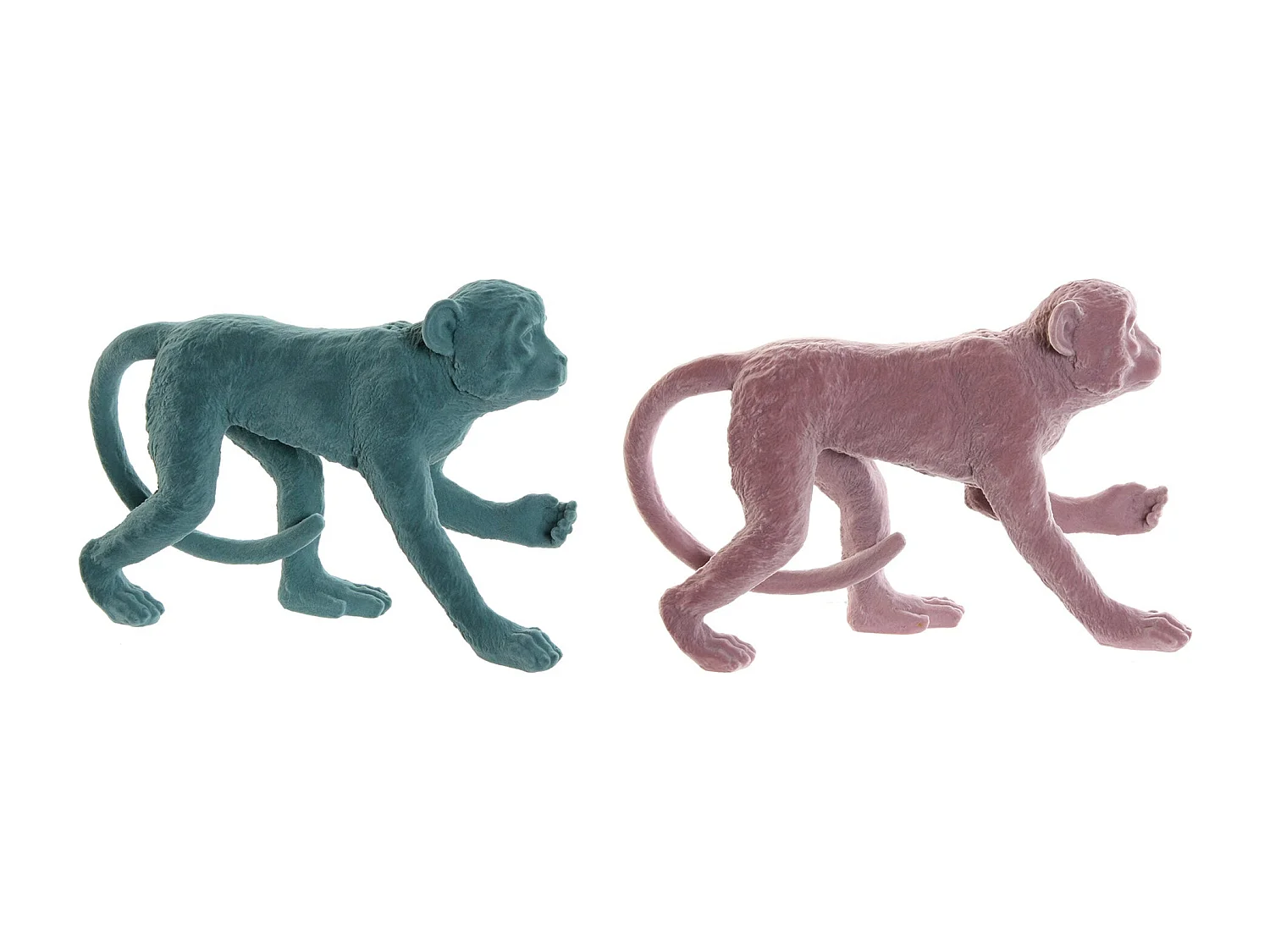 FIGURA RESINA 31X9,5X19 MONO FLOCADO 2 SURT.