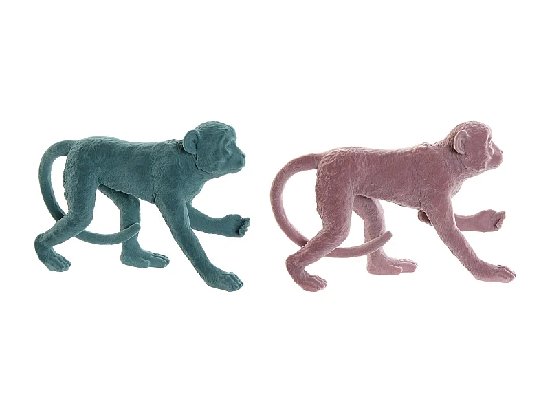 FIGURA RESINA 31X9,5X19 MONO FLOCADO 2 SURT.