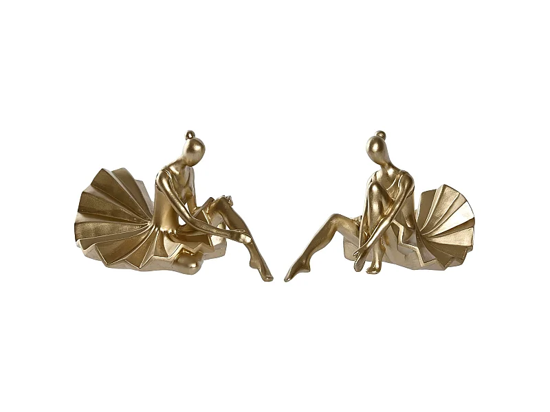 FIGURA RESINA 17X23X14,5 BAILARINA 2 SURT.