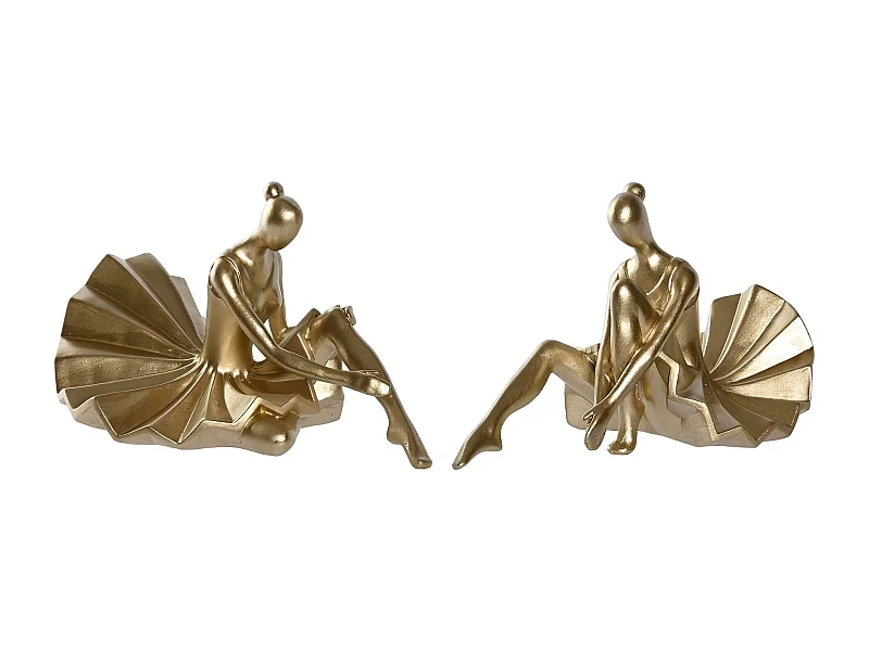 FIGURA RESINA 17X23X14,5 BAILARINA 2 SURT.