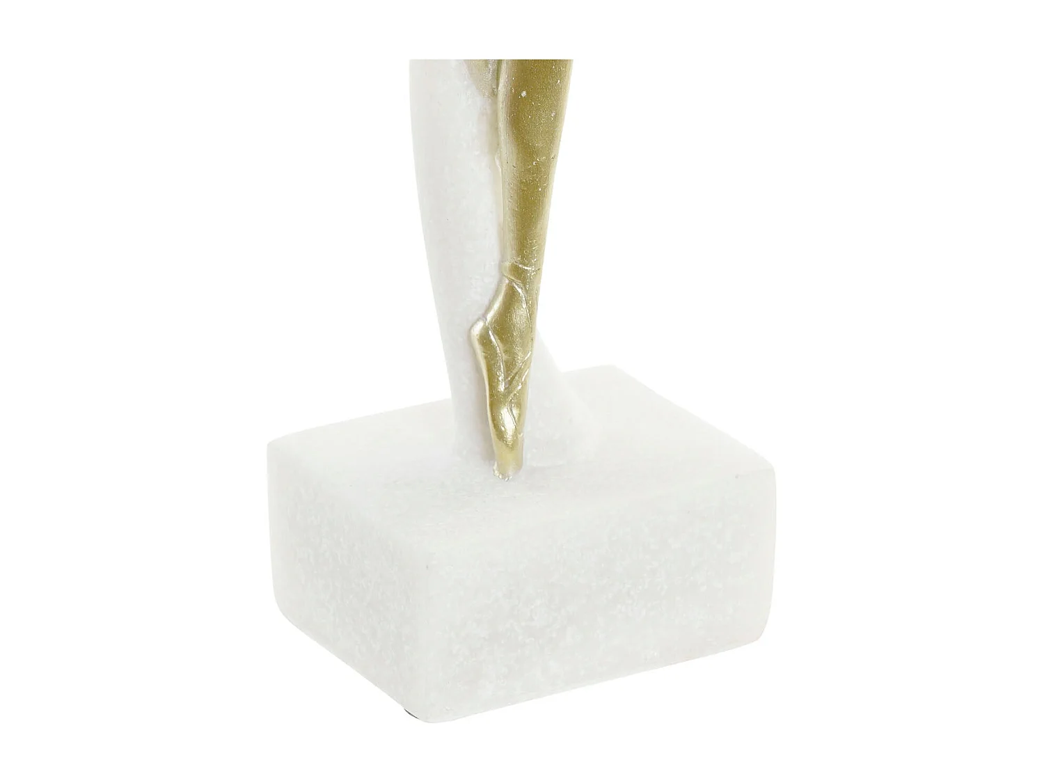 FIGURA RESINA 13,5X12,5X40 BAILARINA CUARZO BLANCO