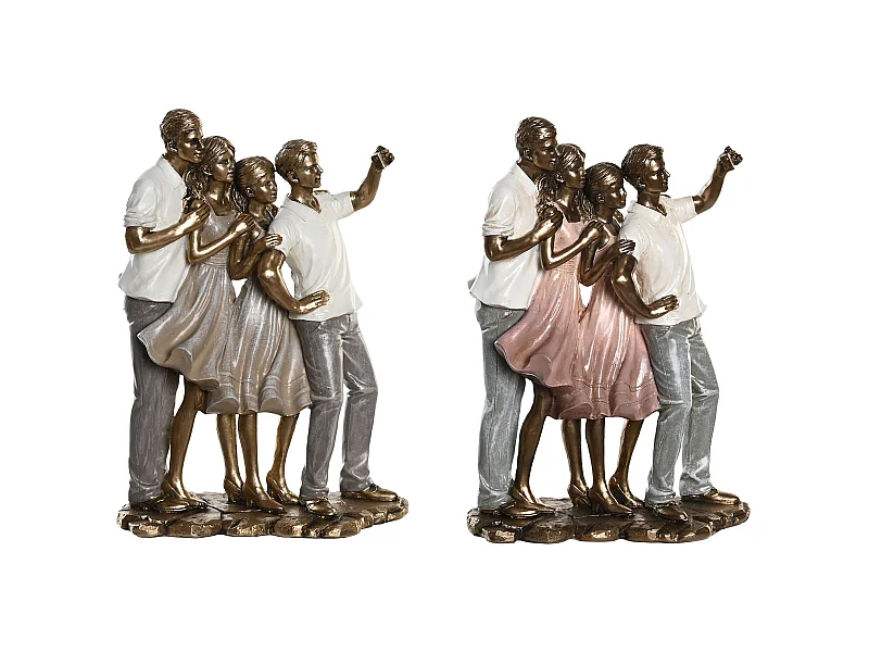 FIGURA RESINA 18X10X25 FAMILIA 2 SURT.