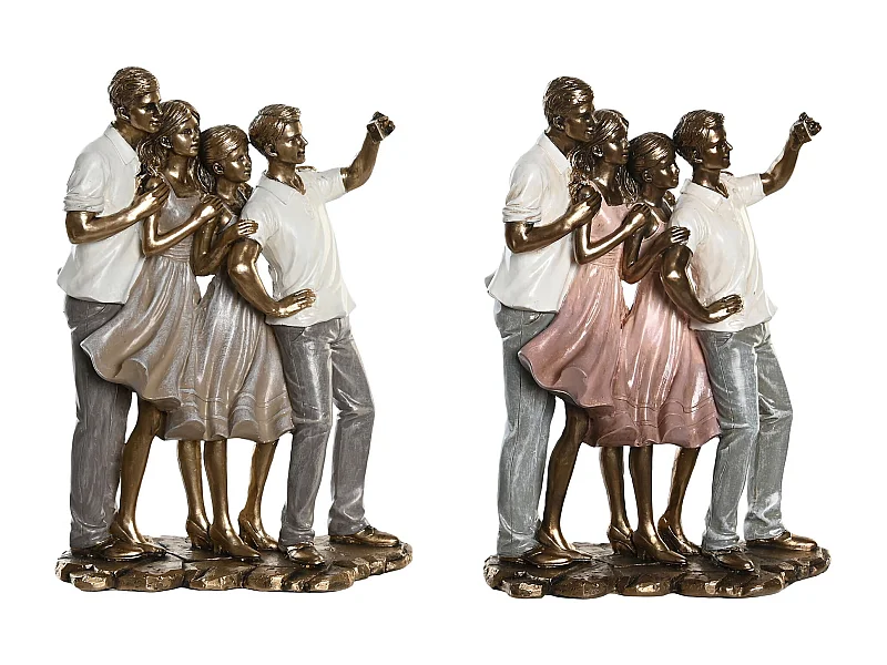 FIGURA RESINA 18X10X25 FAMILIA 2 SURT.