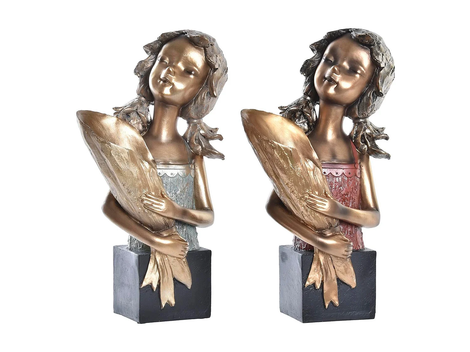 FIGURA RESINA 21X13X36 NIÑA 2 SURT.