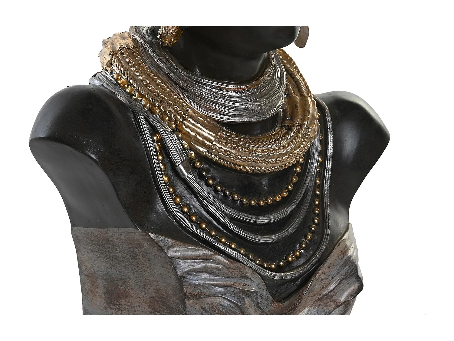 FIGURA RESINA 26X17X40 AFRICANA 2 SURT.