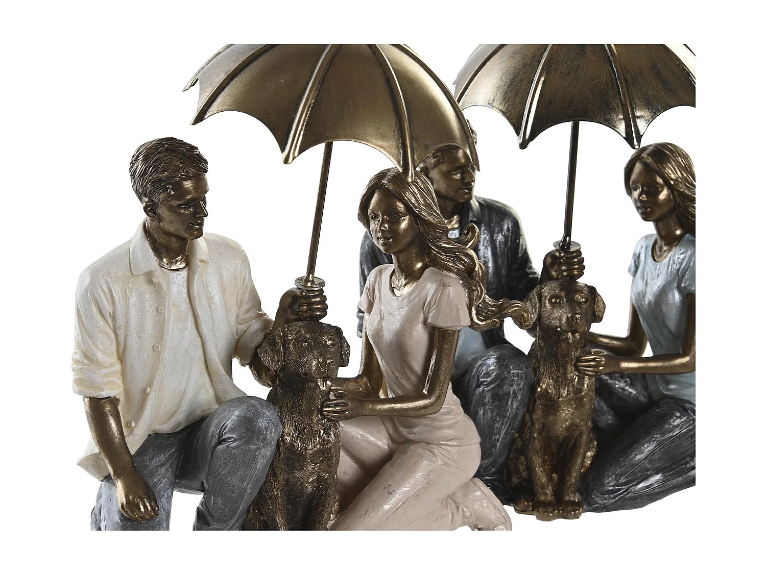 Figura de Resina Pareja 15,5x8,5x19 cm Surtido x2