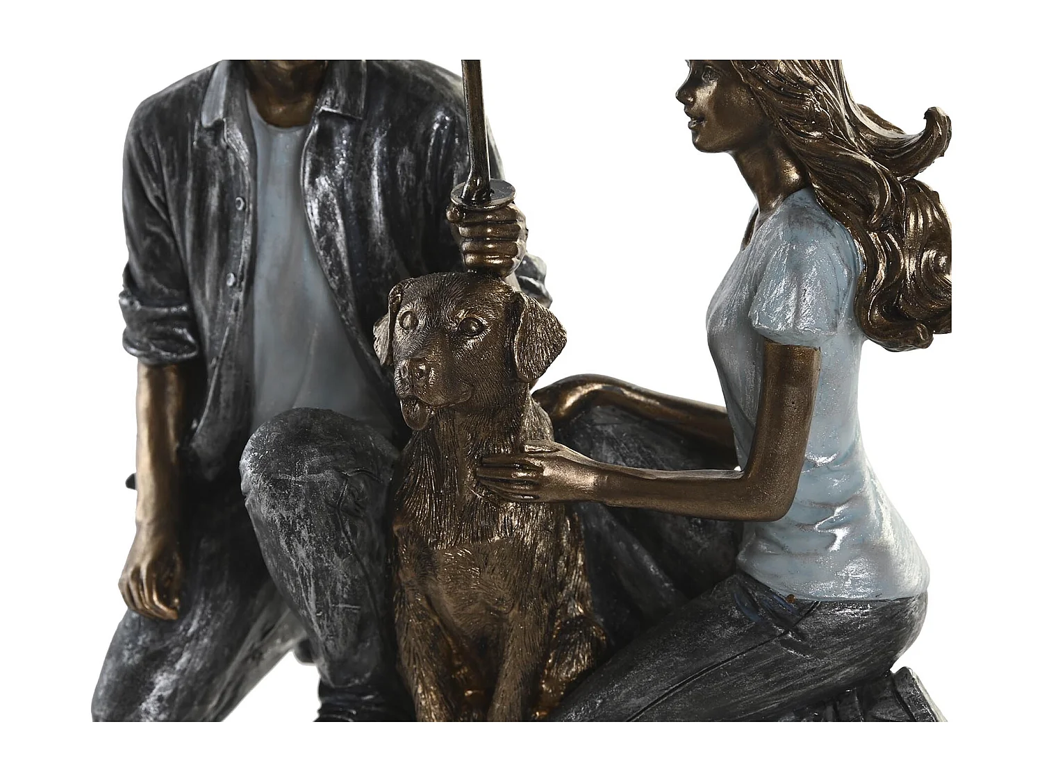 Figura de Resina Pareja 15,5x8,5x19 cm Surtido x2