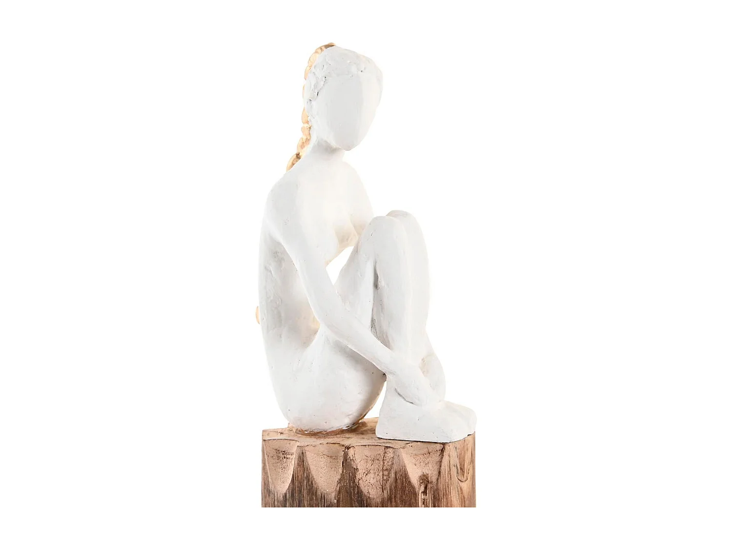 FIGURA MANGO RESINA 9X15X40 MUJER 2 SURT.