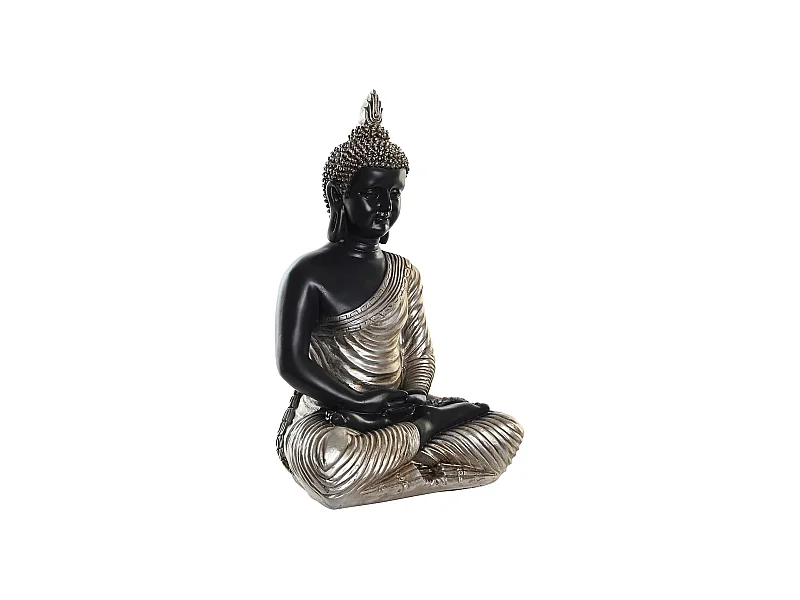 FIGURA RESINA 31X22X49 BUDA DORADO