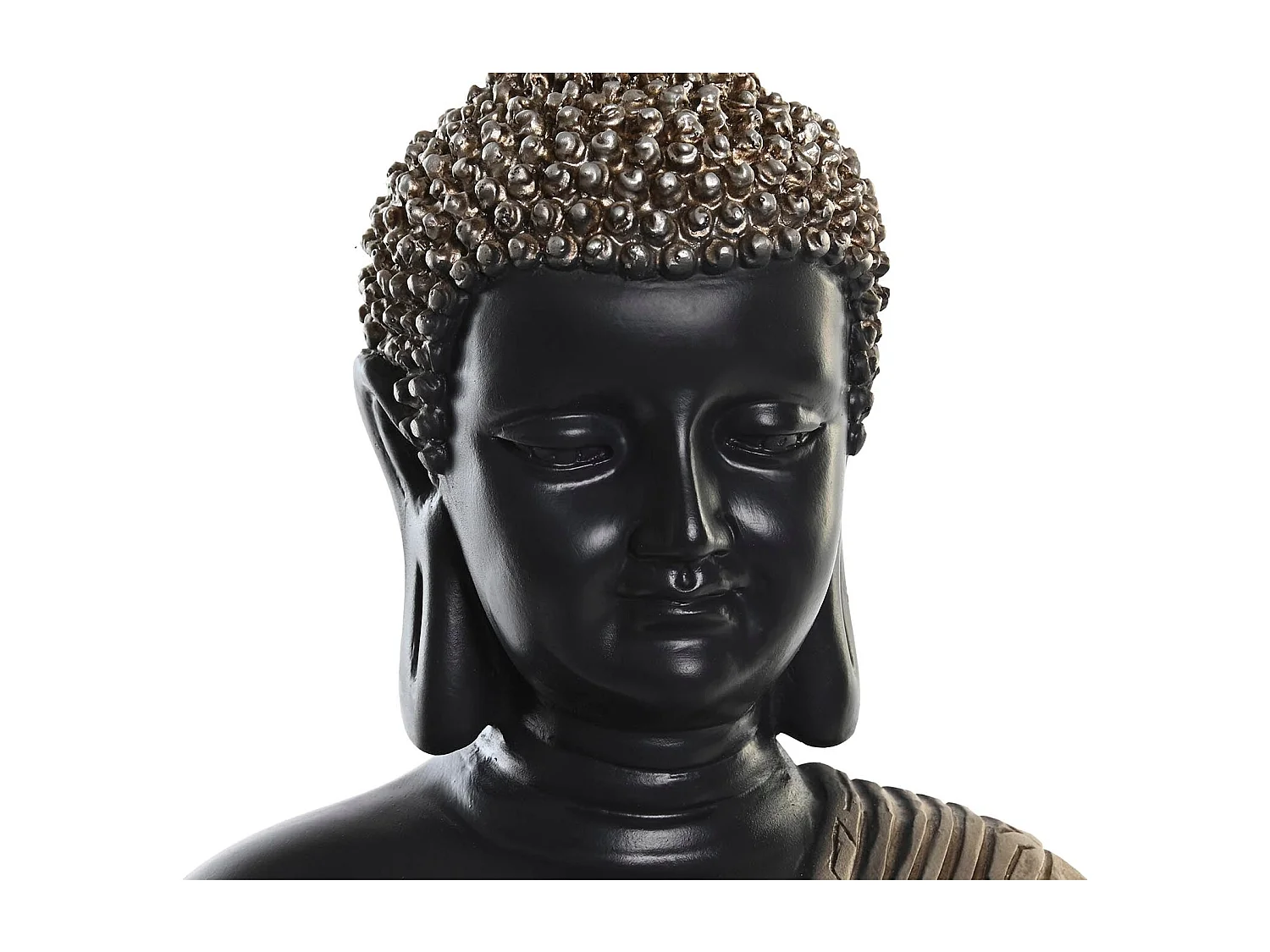 FIGURA RESINA 31X22X49 BUDA DORADO