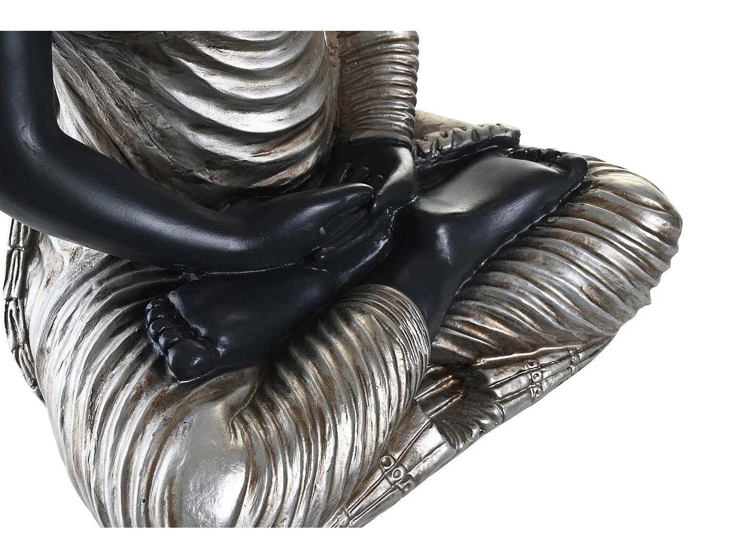 FIGURA RESINA 31X22X49 BUDA DORADO