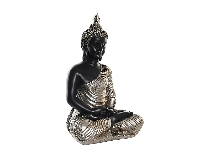 FIGURA RESINA 31X22X49 BUDA DORADO