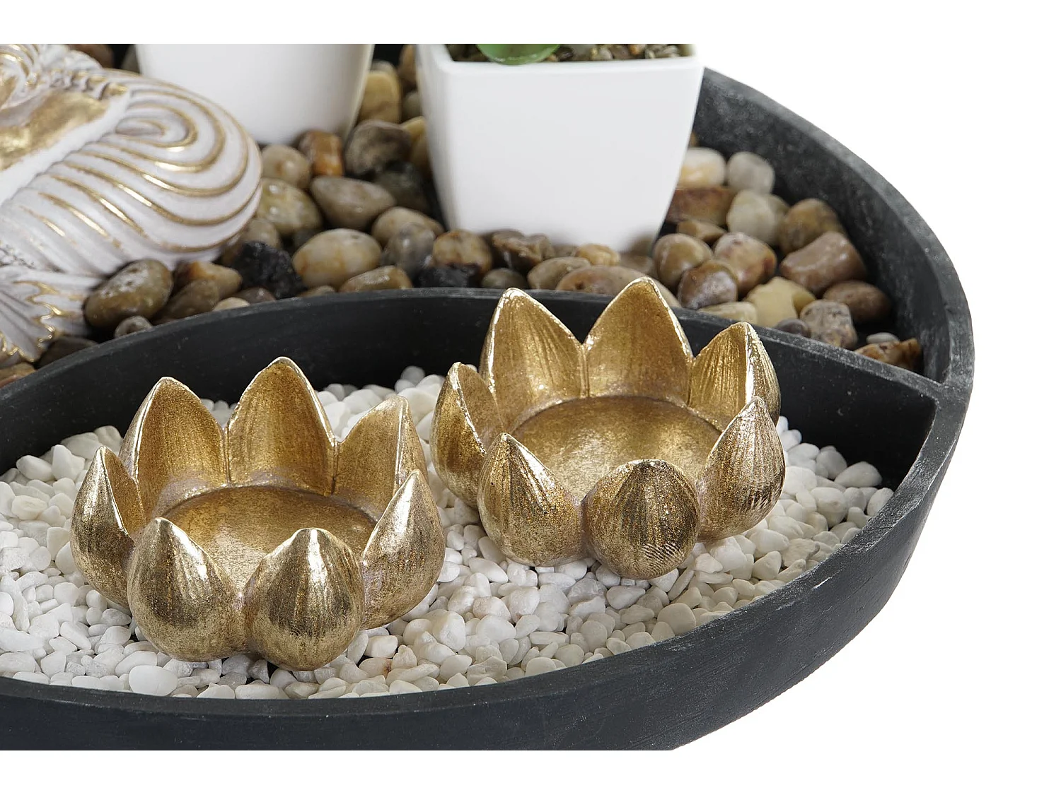 FIGURA RESINA 26X26X18 JARDIN ZEN 2 SURT.