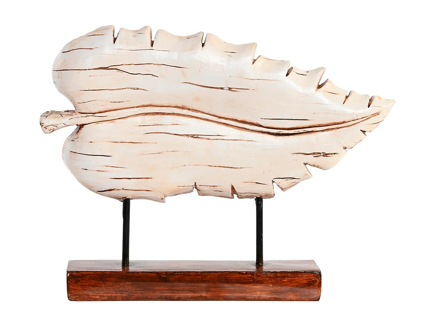 FIGURA RESINA METAL 38X6X29,5 BUDA 2 SURT.