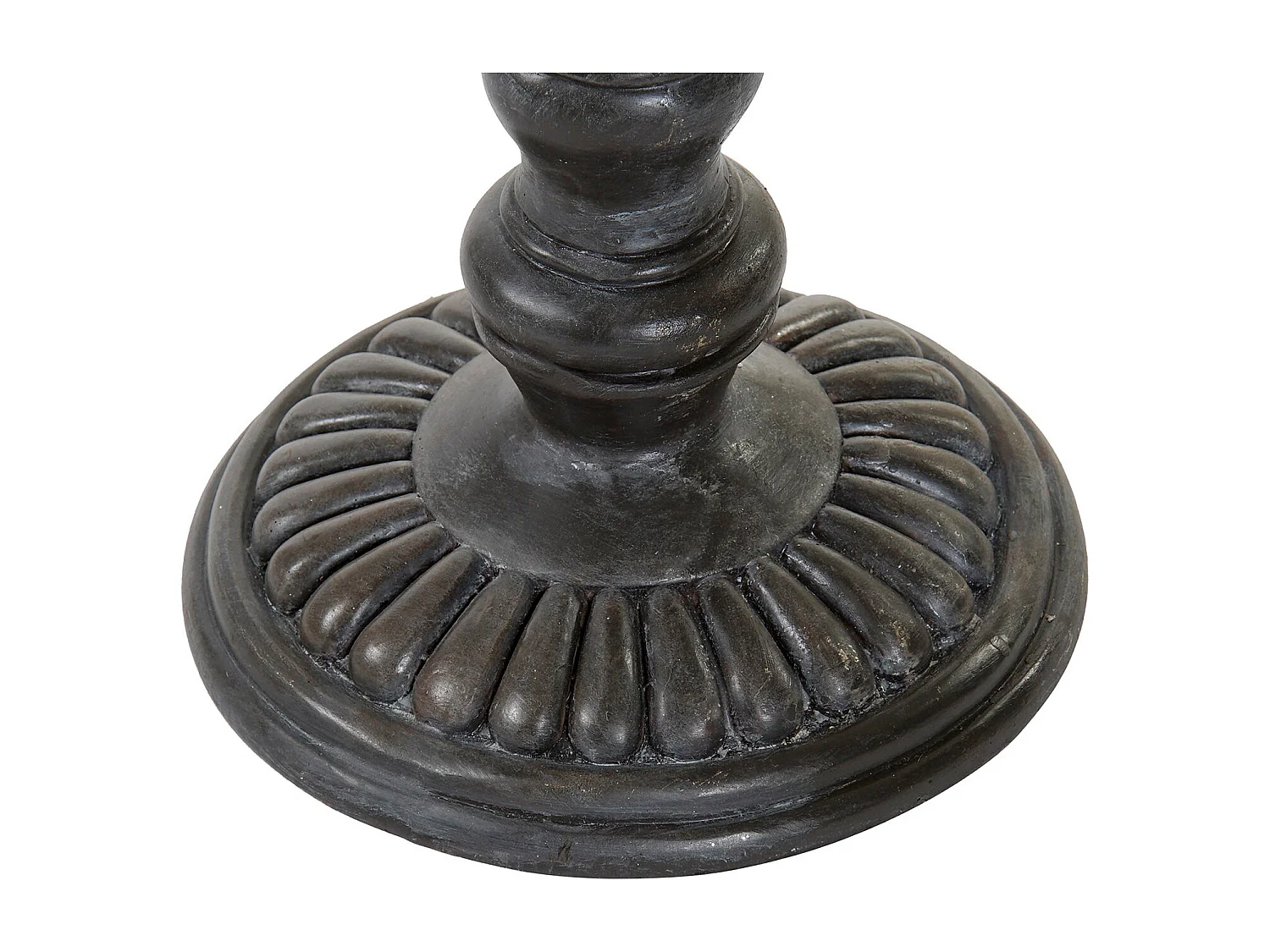 FIGURA RESINA METAL 32X21X105 MONO ENVEJECIDO