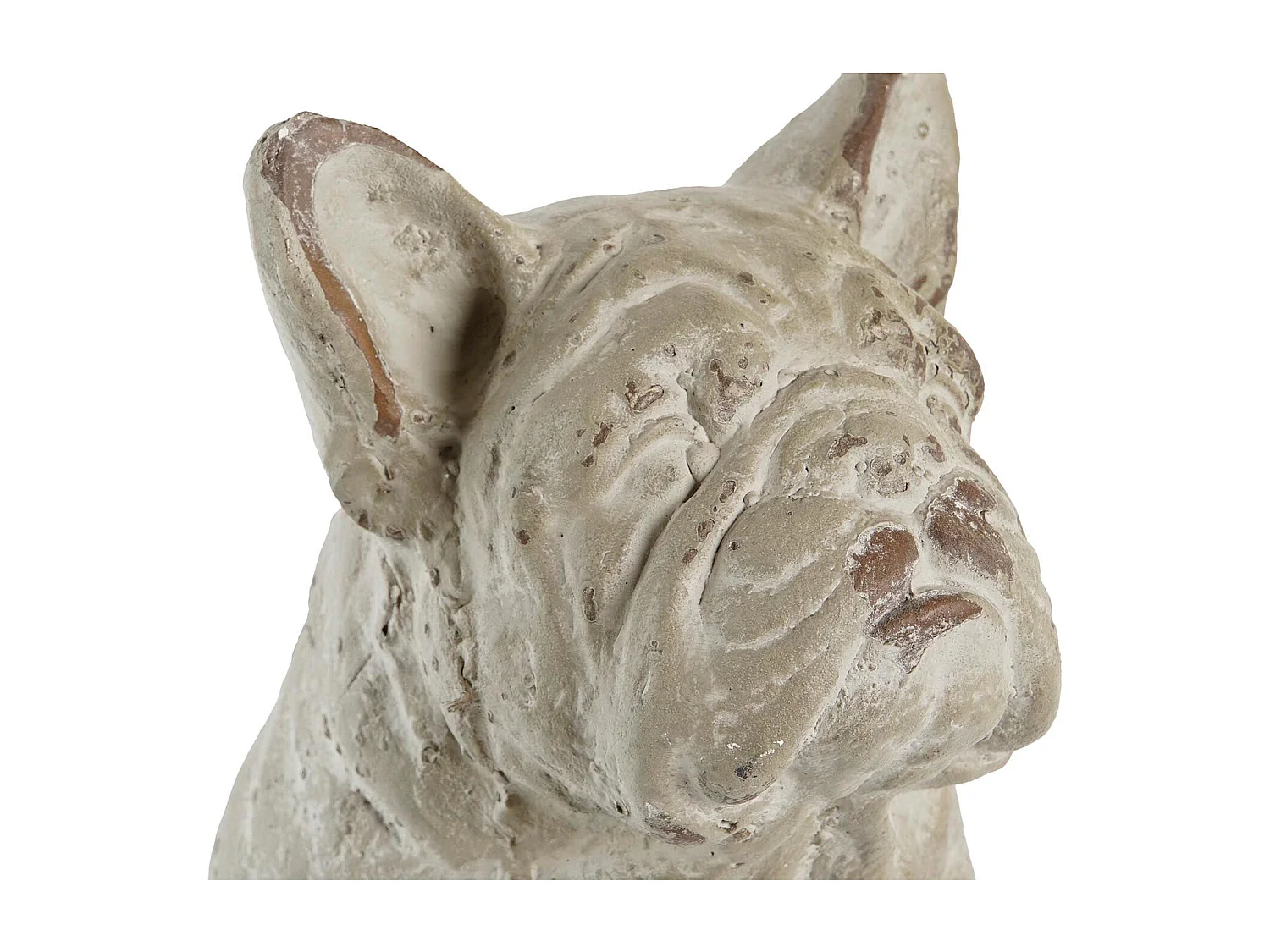 FIGURA RESINA 19X39X28,5 PERRO ENVEJECIDO GRIS