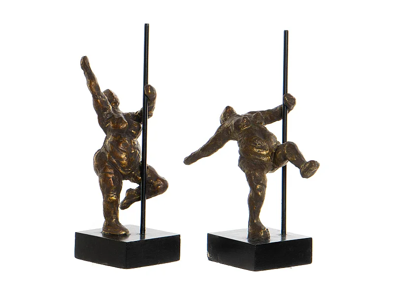 FIGURA ALUMINIO MANGO 20X10X31 BAILARINA 2 SURT.