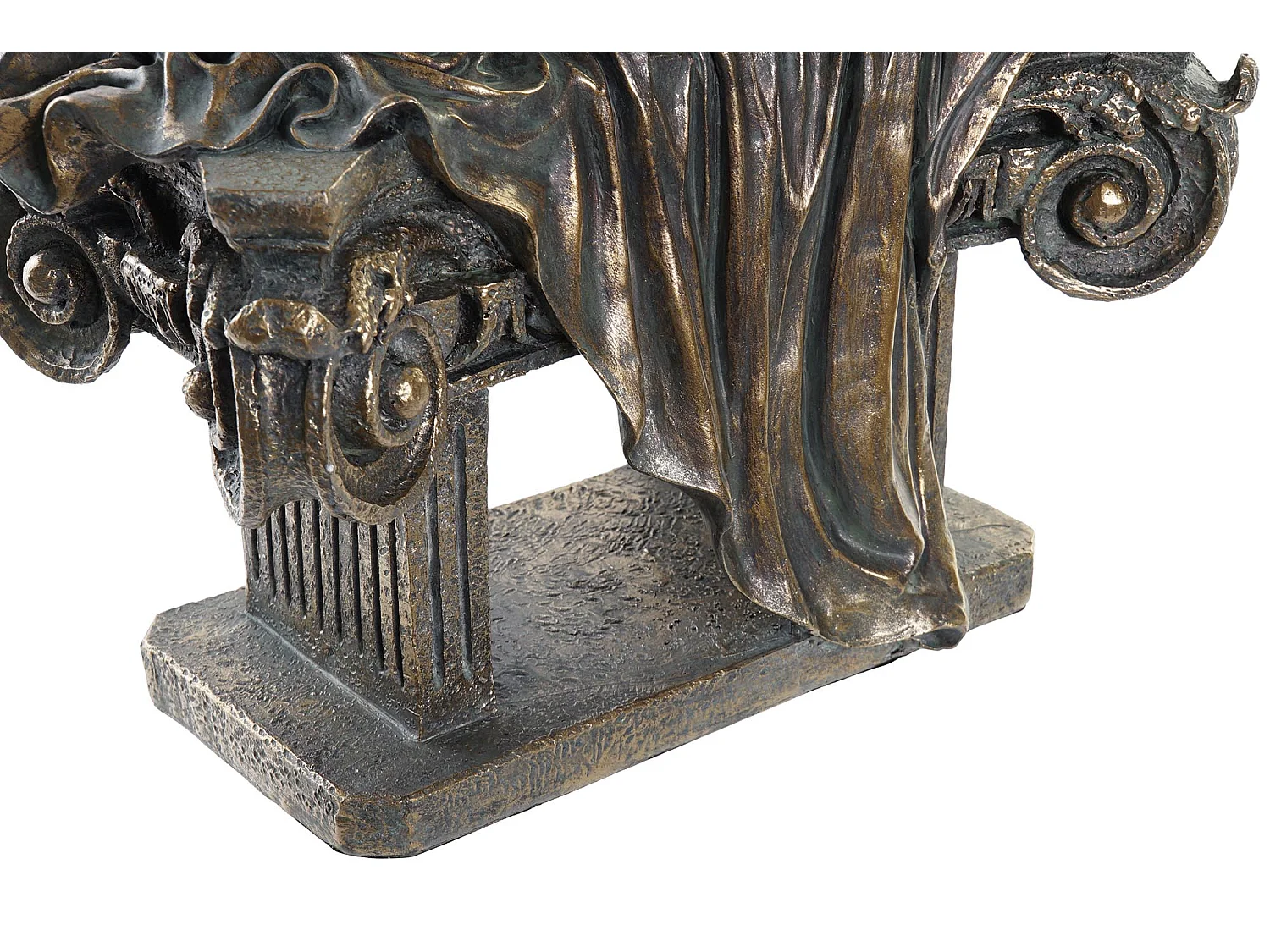 FIGURA RESINA 30,5X15,5X28,5 CHICA CLASICO COBRIZO