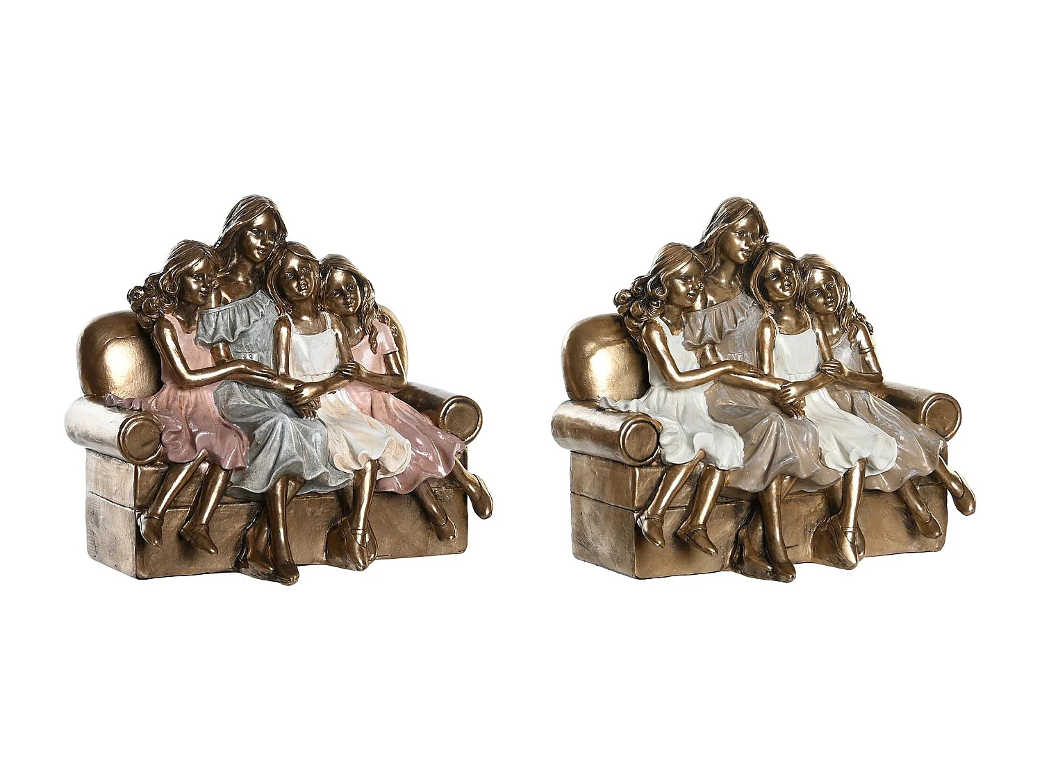 FIGURA RESINA 17X10,5X15,5 FAMILIA SOFA 2 SURT.