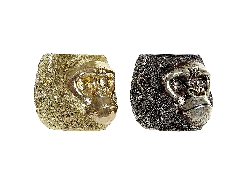 FIGURA RESINA 20X24,5X18,5 GORILA 2 SURT.