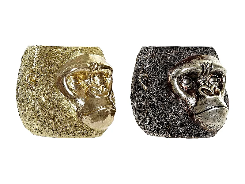 FIGURA RESINA 20X24,5X18,5 GORILA 2 SURT.