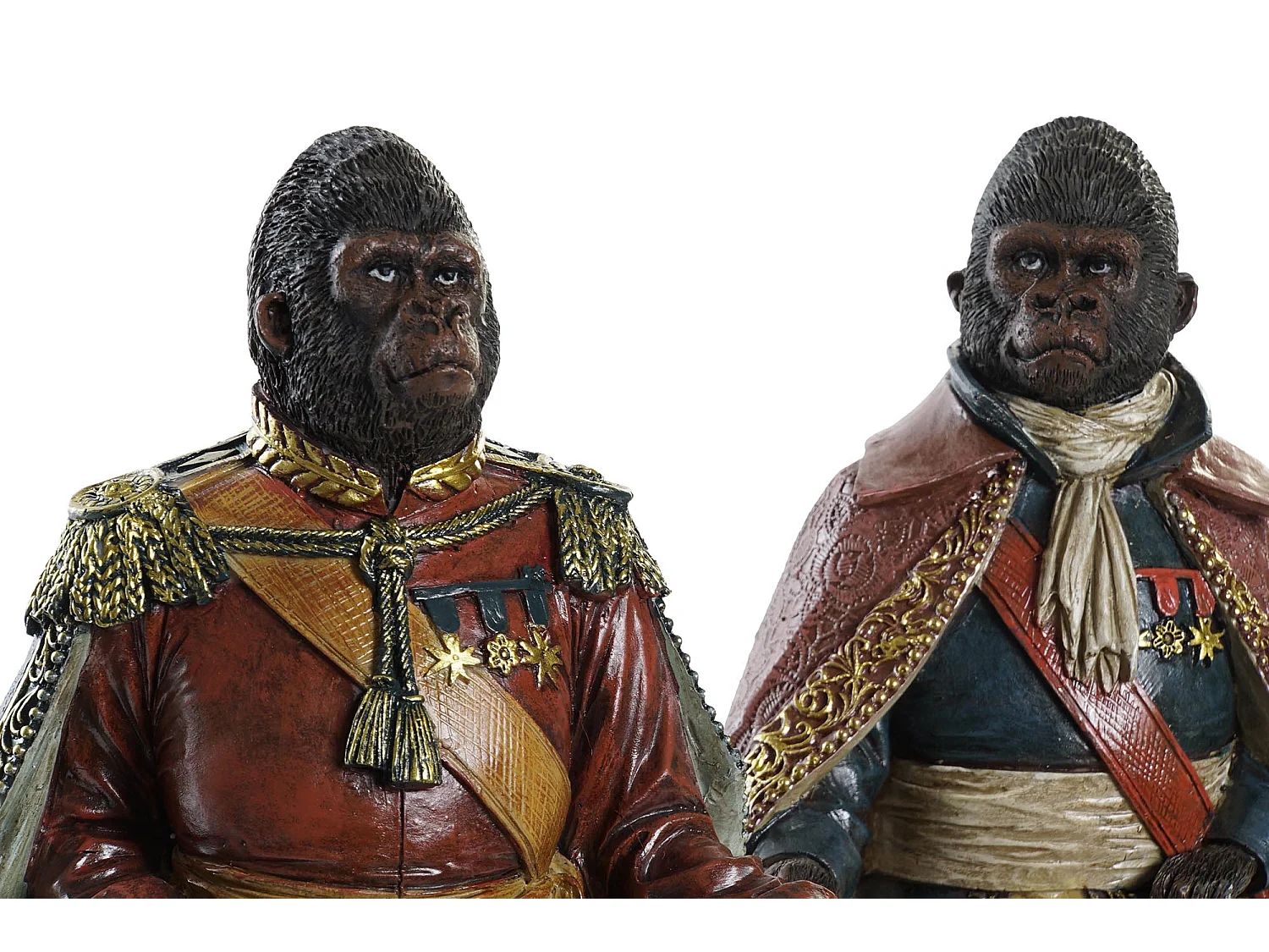 FIGURA RESINA 14X12,5X31,5 GORILA 2 SURT.