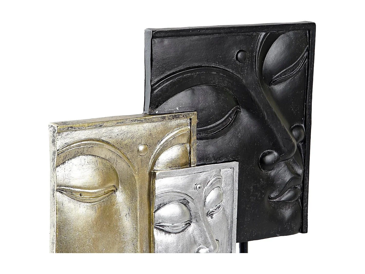 FIGURA RESINA MDF 22,5X8X30,7 BUDA 2 SURT.