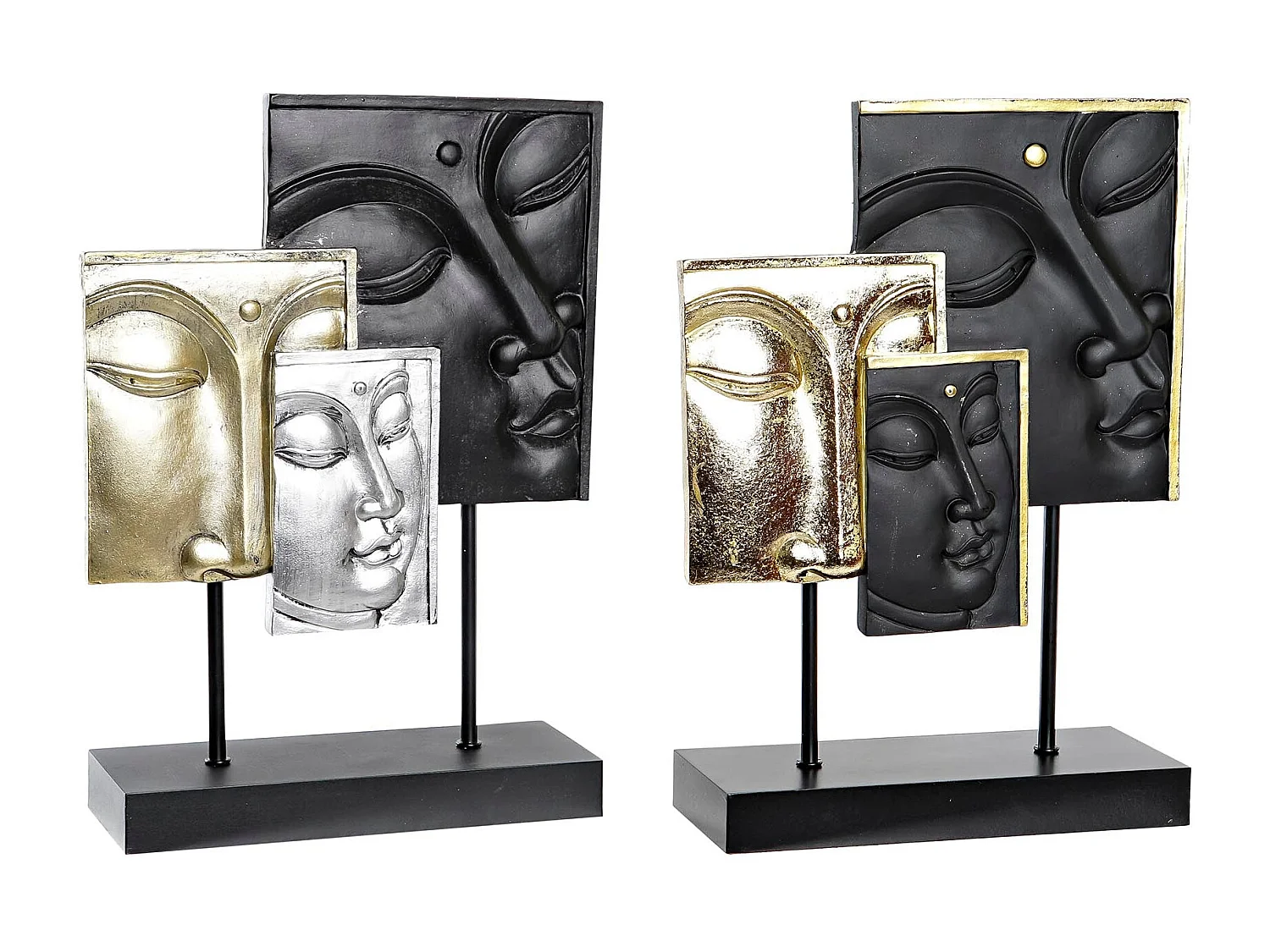 FIGURA RESINA MDF 22,5X8X30,7 BUDA 2 SURT.