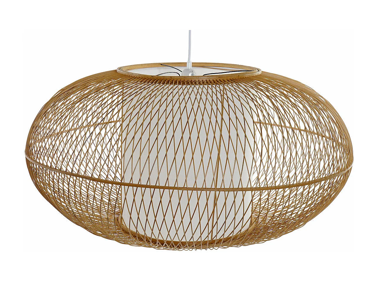 Lámpara colgante DKD Home Decor Bambú