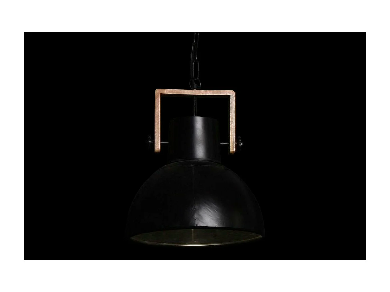 Suspension DKD Home Décor Marron Noir Métal Bois