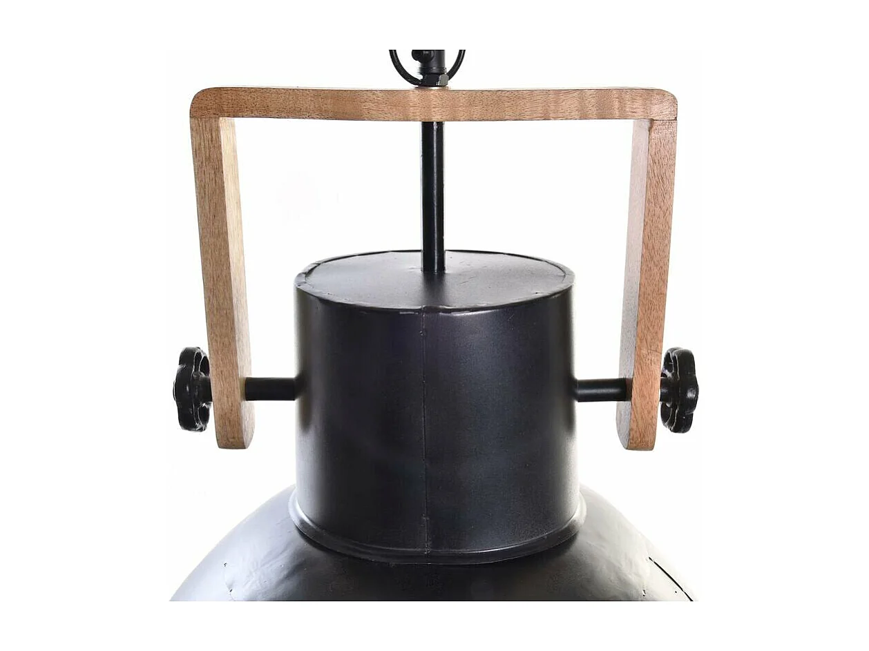 Suspension DKD Home Décor Marron Noir Métal Bois