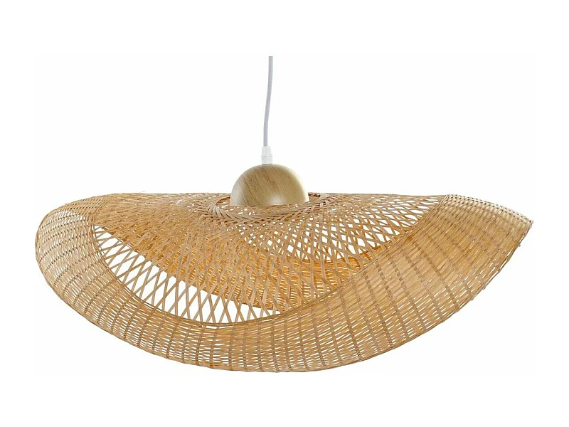 Suspension DKD Home Décor Marron Bambou Chapeau