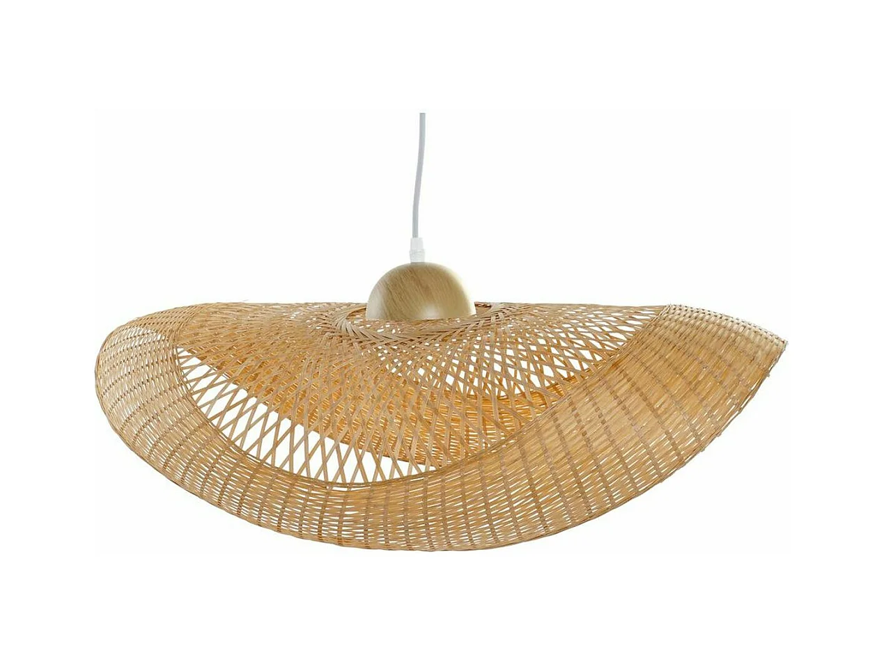 Suspension DKD Home Décor Marron Bambou Chapeau