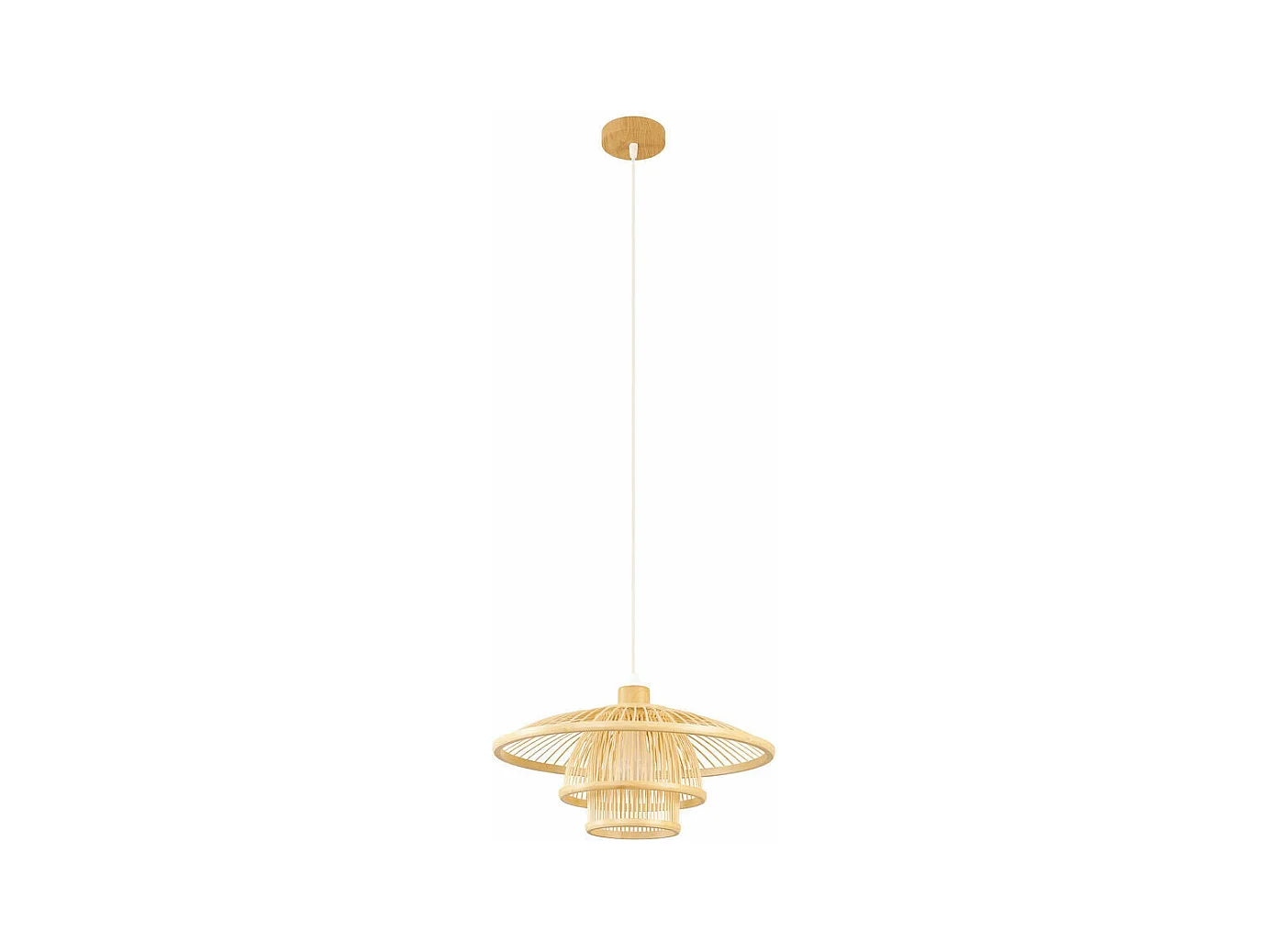 Suspension DKD Home Décor Naturel Bambou