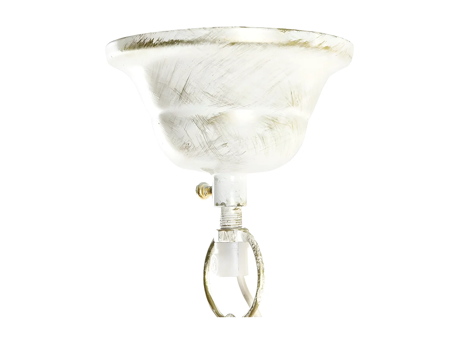 Suspension DKD Home Décor Doré Blanc Fer