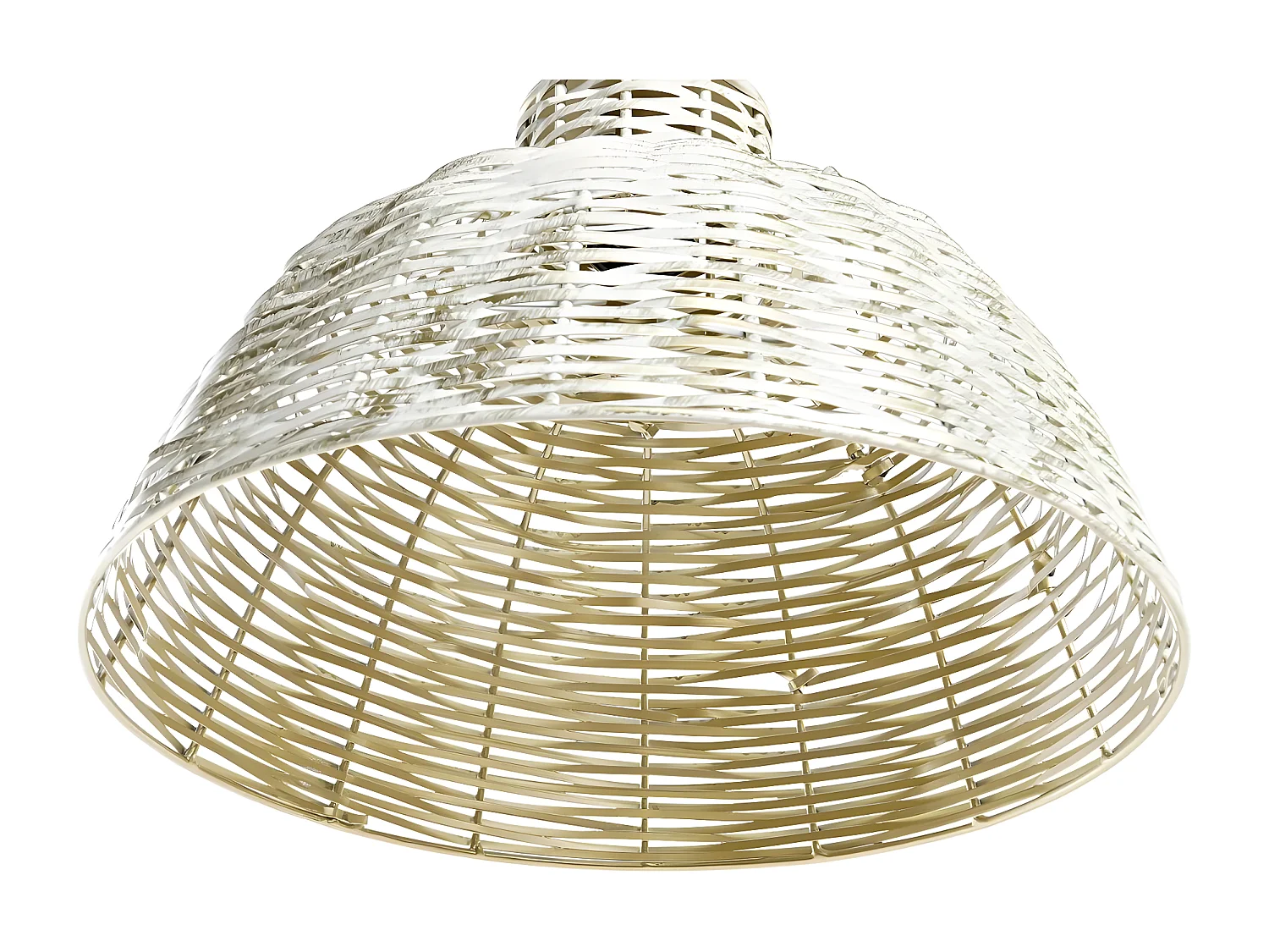 Suspension DKD Home Décor Doré Blanc Fer