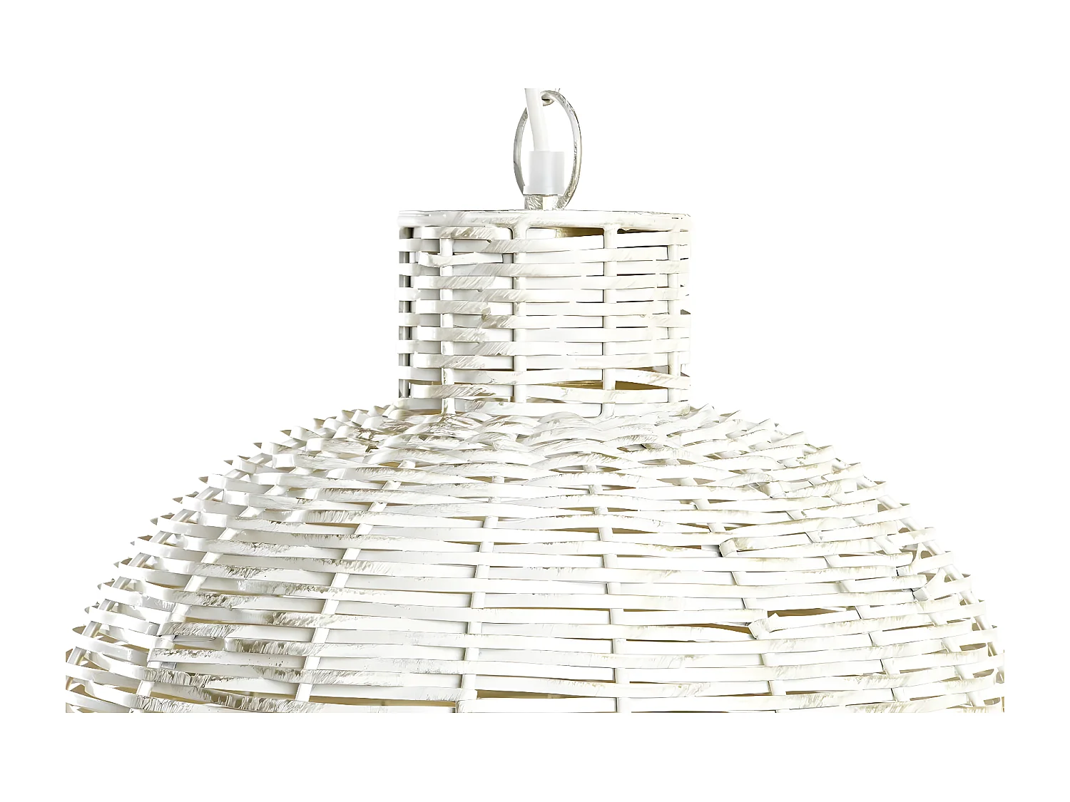 Suspension DKD Home Décor Doré Blanc Fer