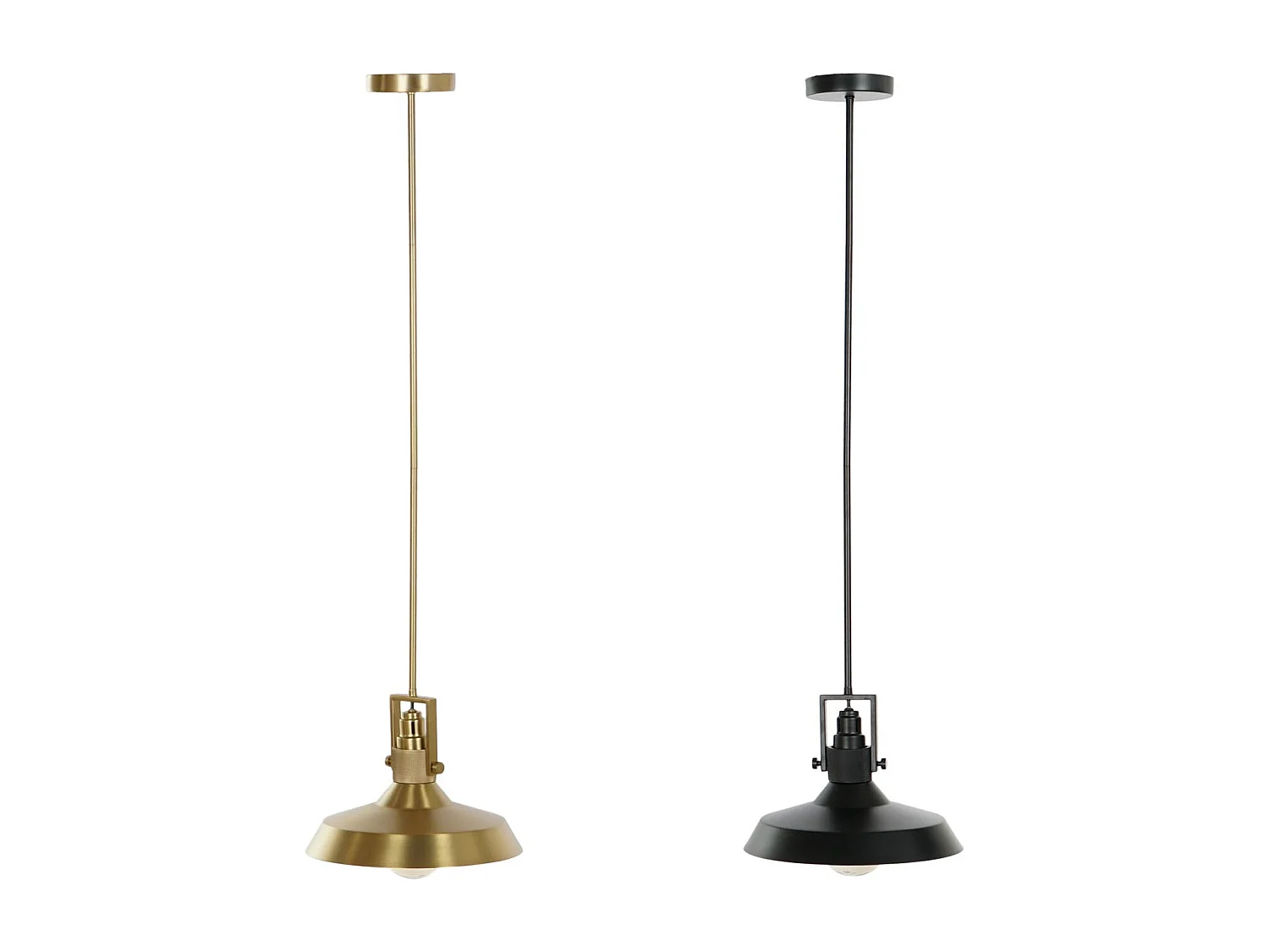 Suspension DKD Home Decor Noir Doré Métal
