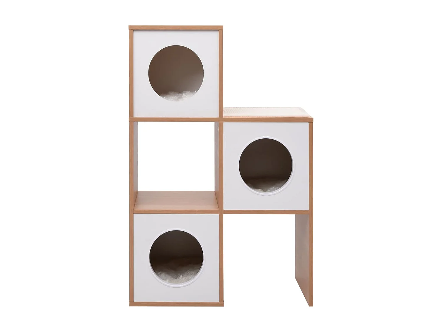 Maison de chat avec tapis à gratter en sisal 100 cm