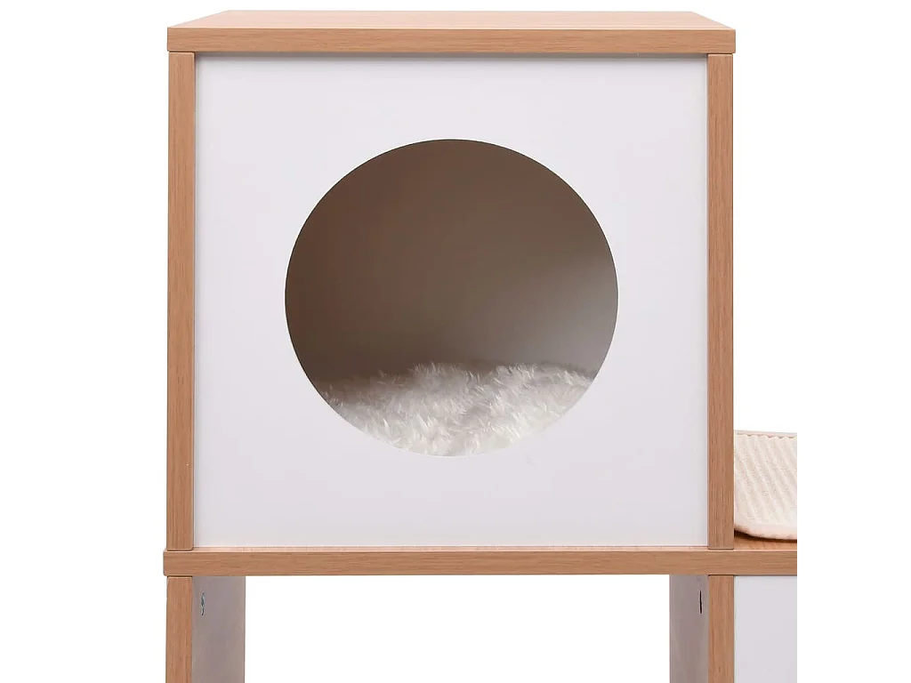 Maison de chat avec tapis à gratter en sisal 100 cm