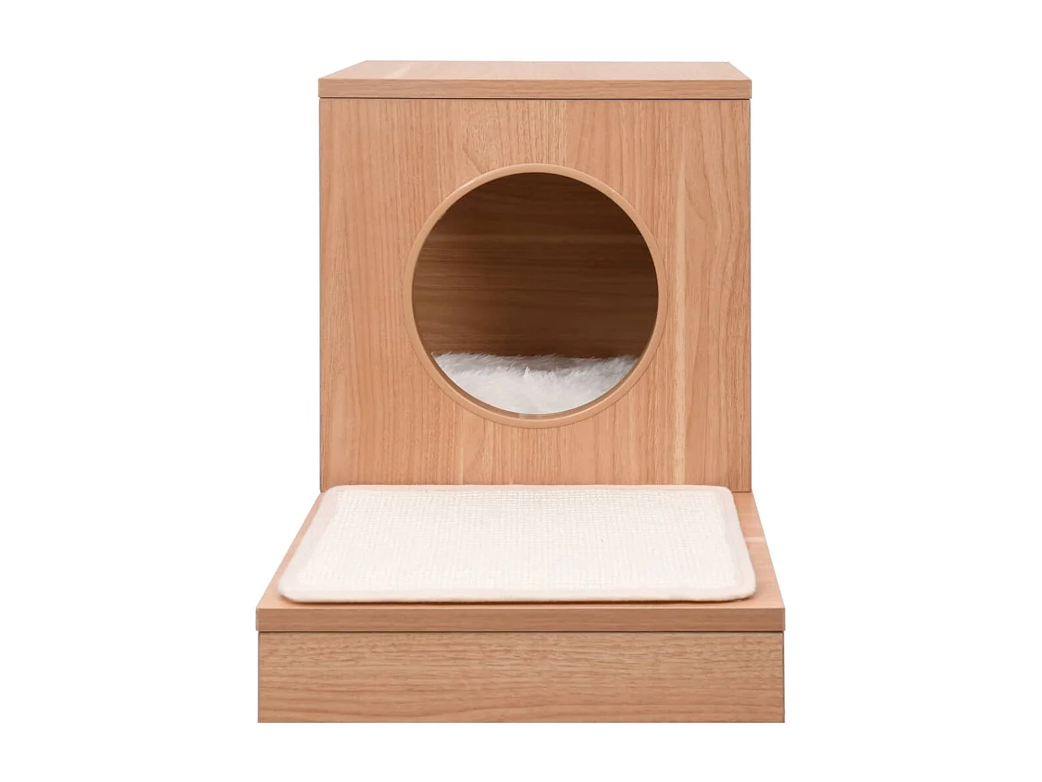 Maison de chat avec tapis à gratter en sisal 100 cm