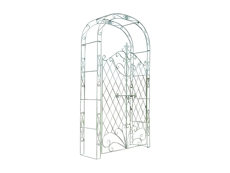 Arche à rosiers - Métal & Métal - Vert antique - Melissa