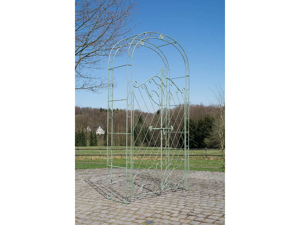 Arche à rosiers - Métal & Métal - Vert antique - Melissa