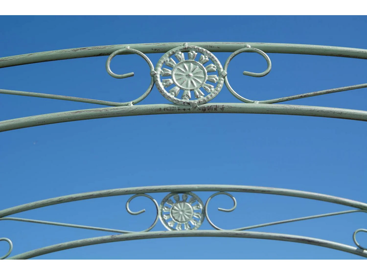 Arche à rosiers - Métal & Métal - Vert antique - Melissa