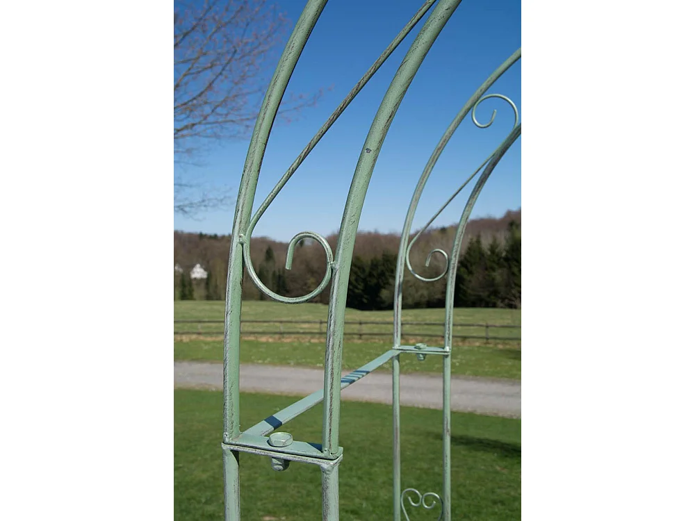 Arche à rosiers - Métal & Métal - Vert antique - Melissa